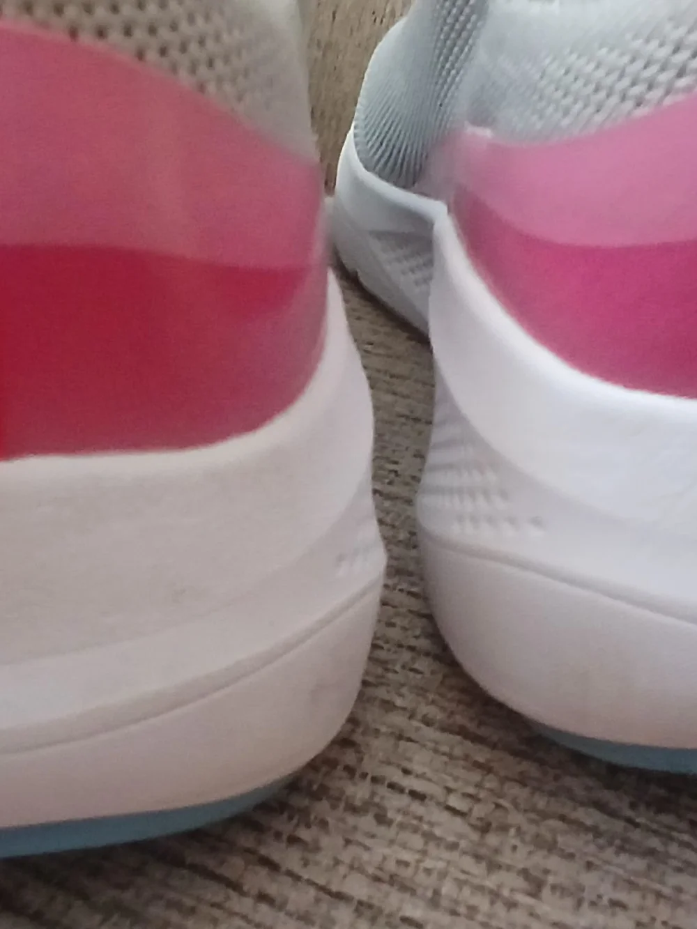Skechers Pink/Gray Ultra GO Slip-On  Casual Walking Running Sneaker. Size 7.5